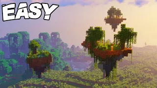 Minecraft HOW TO BUILD A FLOATING ISLAND | (EASY)