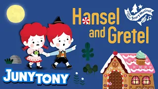 *NEW* Hansel and Gretel | Sweet Cookie House🏡 | Fairy Tales | Story Musical for Kids | JunyTony