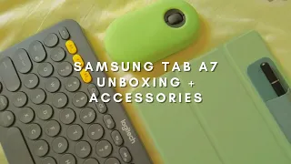 📦 chill samsung tab a7 unboxing + accessories