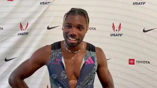 Noah Lyles Describes His "Wild Week" Leading Up To USAs