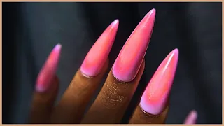 How to do aura nails WITHOUT airbrush | nail art tutorial