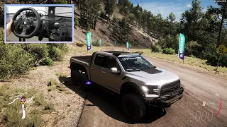 Forza Horizon 5 - Hennessey Velociraptor 6x6 - (Steering Wheel + Shifter)