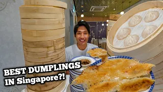 BEST Dumplings in Singapore! | MASSIVE Chinese Dumpling Eating Mukbang