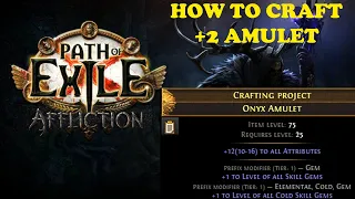 How to craft +2 amulet  PoE 3.23