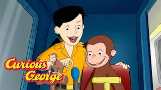 George learns about trains 🐵 Curious George 🐵 Kids Cartoon