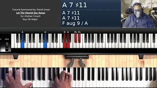 Let The Church Say Amen - (by Andraé Crouch) - Piano Tutorial