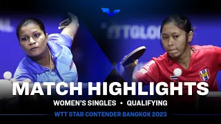 Wiranchana Sreechak vs Ishara Madurangi | WS Qual | WTT Star Contender Bangkok 2023