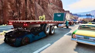 Traffic Jam Crash Compilation #4 | BeamNG Drive