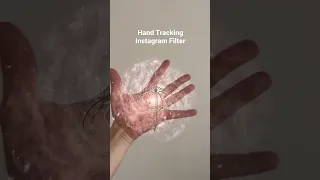 Created a hand tracking 3D animation using blender & Meta Spark Studio