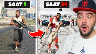 24 SAAT IÇINDE ZOMBI OLABILIRMIYIM 😡 YAŞMAK IÇIN ÖLDÜR - GTA 5 MODS