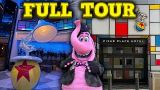 Full Tour of Pixar Place Hotel at Disneyland Resort