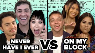 Never Have I Ever vs On My Block take on 'The Most Impossible Teen Show Quiz' | PopBuzz Meets