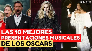 Las 10 Mejores PRESENTACIONES MUSICALES de los OSCARS