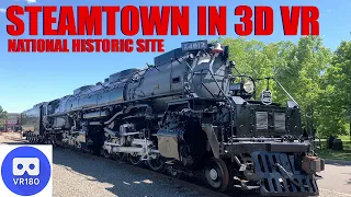 VR180 AMAZING STEAM TRAINS AT STEAMTOWN