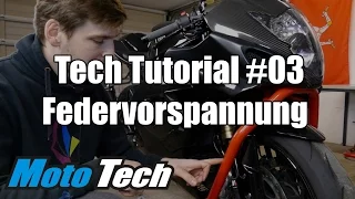 MotoTech Tutorial #03 - Fahrwerk | Federvorspannung