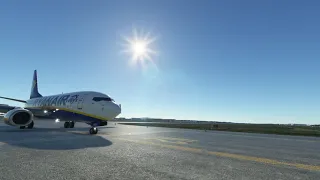 Landing at Toulouse Ryanair B737 PMDG FS2020