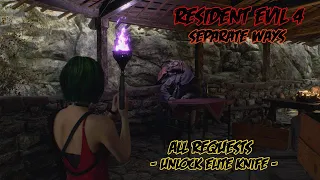Resident Evil 4 Remake : Separate Ways - All Merchant Requests (No Commentary)