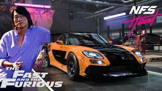 Han's Rx7 from Fast and The Furious Tokyo Drift On NFS Heat | Incredible Build