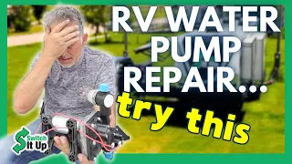 RV Water Pump Problem & Solution