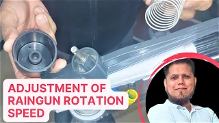 Impact Type Raingun Spirnkler Rotation Speed Adjustment. Atom 40 Atom & 28 Raingun Speed Adjustment