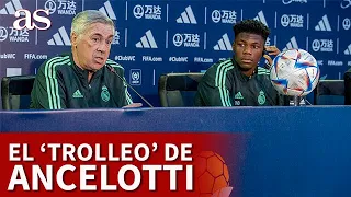 Le piden a TCHOUAMENI que responda en CASTELLANO y ANCELOTTI DICE ESTO | DIARIO AS