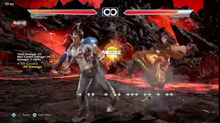 Tekken 7 Hwoarang low parry 56dmg