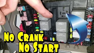 No Crank No Start.Where is the STARTER RELAY, TIPM, FUSE, SKIM MODULE, ALARM, KEY STATUS? NEED SCAN