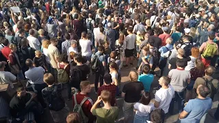 Митинг 9 сентября Москва пушкинская площадь