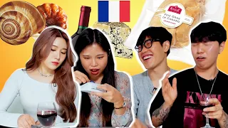 KOREAN PEOPLE TRY EXTREME FRENCH FOOD