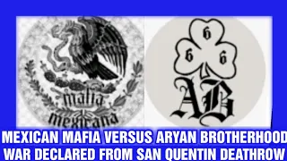 MEXICAN MAFIA VERSUS ARYAN BROTHERHOOD! NF LEADERSHIP SEND FILTER EME/AB WAR STARTED IN S.Q DEATHROW