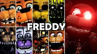 Evolution of Freddy in FNAF (2014-2019)