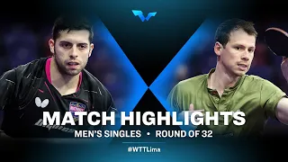 Marcelo Aguirre vs Jonathan Groth | MS | WTT Contender Lima 2022 | (R32)