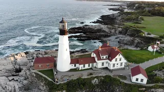 Portland Head Lighthouse, Maine Drone