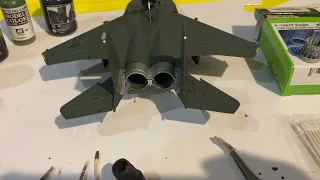 upgrading the Hobby Master F-15 by replacing the engine nozzles