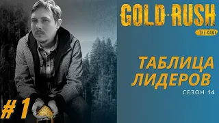 #1 Таблица лидеров сезон 14 Gold Rush the Game. Leaderboards начало