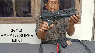 REVIEW SENAPAN PCP SEMI AUTOMATIC ( GENTA RABATA SUPER MINI)