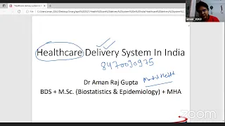 TISS Interview Preparation (Health Care Delivery System In India)