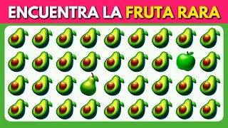 Encuentra el raro - Edición Fruta 🍎🥑🍉  Fácil, Medio, Difícil