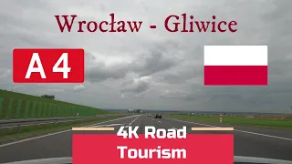 Driving Poland: A4 Wrocław - Gliwice - 4K drive through the south of the country