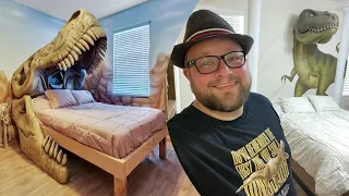 Jurassic Park Themed Airbnb | 8 Dinosaur Themed Bedrooms | Raptor Retreat & Jurassic World House