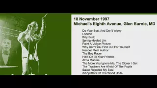 Morrissey - November 18, 1997 - Glen Burnie, MD, USA (Full Concert) LIVE