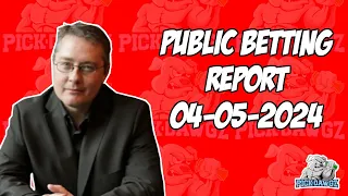 MLB Public Betting Report Today 4/5/24 | Against the Public with Dana Lane