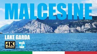 Malcesine, Lake Garda - Picturesque City Center Walk in 4K UHD (60 fps)