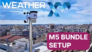 WeatherXM M5 weather station - unboxing to installation