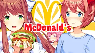 Dokis go to McDonald's (DDLC Animation)