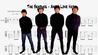 The Beatles - And I Love Her FREE Guitar Tabs | Guitar Pro 8 | thisisme PH