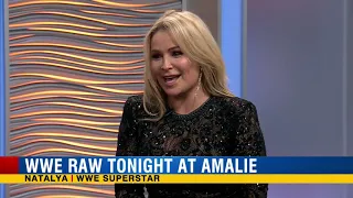 Gayle Guyardo and Evan Donovan interview Natalya WWE RAW