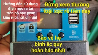 Hướng Dẫn Sử Dụng Điện Ngõ Ra Tải Bộ Sạc PWM Rất Chi Tiết - Đam mê năng lượng