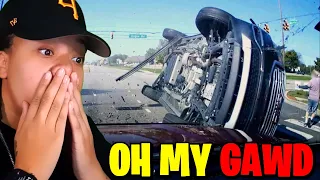 SimbaThaGod Reacts to Caught On Dash Cam - Top 6 Most Shocking Moments - Part 2