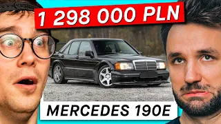 Stary Mercedes za PONAD MILION? - Odgadujemy CENY SAMOCHODÓW #5